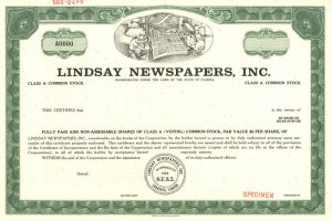 Lindsay Newspapers, Inc.